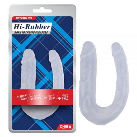 Двойной фаллоимитатор CHISA 13 Inch Dildo Clear