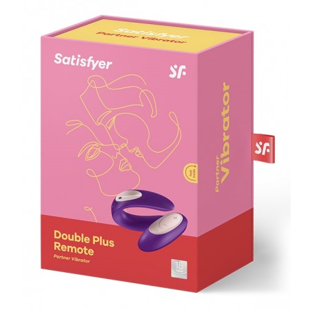 Вибромассажер для пар Satisfyer Partner Double Plus Remote