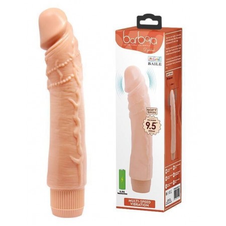 Вібратор реалістик BARBARA 9.5 - Dybbuk MULTI-SPEED VIBRATOR