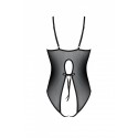 Боді з ажурним декором та відкритим кроком Passion URSULA BODY L/XL, black