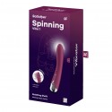 Вибратор точки G с вращением Satisfyer Spinning Vibe 1 Red, 2 мотора