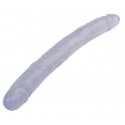 Двухсторонний фаллоимитатор CHISA 12.8 Inch Dildo Clear