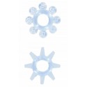 Набор из 2 шт колец на пенис Power stretchy Rings Blue