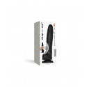 Реалистичный фаллоимитатор Strap-On-Me Sliding Skin Realistic Dildo Black - XL, 19.8 см