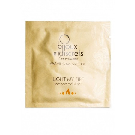 Пробник Bijoux Indiscrets Sachette Light My Fire - Caramel&Sea salt , 2 мл