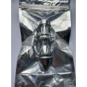 Фигурная анальная пробка с кристаллом, длина 12 см, диаметр 3,5 см, вес 155 г