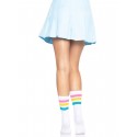 Носки женские в полоску Leg Avenue Pride crew socks Pansexual, 37–43 размер