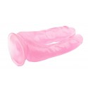 Анально-вагинальный фаллоимитатор на присоске CHISA Hi Rubber - 6.3 Inch Dildo Pink