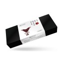 Кожаные трусики для вибратора Liebe Seele Wine Red Forced Orgasm Strop, полностью регулируемые