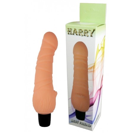 Вібратор BOSS Cyberskin - HARRY, 7 режимів вібрації, довжина 21 см, діаметр 4 см