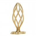 Анальная пробка LOCKINK SEVANDA Hollow Spiral Golden Metal Anal Plug - M размер