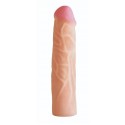 Насадка для страпона телесная EGZO Ciberskin, 21*4,7 см