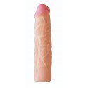 Насадка для страпона телесная EGZO Ciberskin, 21*4,7 см