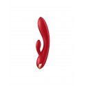 Смарт вібратор кролик із подвійним відростком Satisfyer Double Flex Red