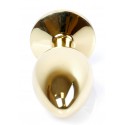 Анальний затор Boss Series - Jewellery Gold PLUG Green S