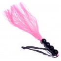 Силіконовий флогер ( длина 37 см ) Fetish Boss Series - Silicone Whip Pink 14