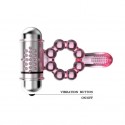 Эрекционное кольцо с вибрацией  Pleasure Tongue Ring