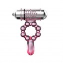 Эрекционное кольцо с вибрацией  Pleasure Tongue Ring