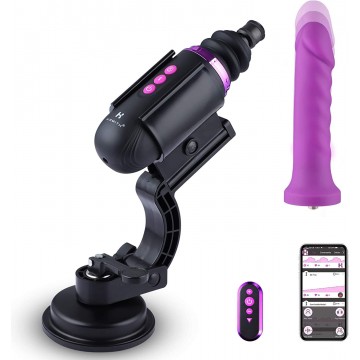 Купить - Мини секс-машина Hismith Mini Capsule Sex-Machine with Strong Suction APP, очень мощная, пульт ДУ