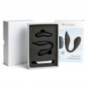 Подвійний вібратор S Pleasures Premium Delight, чорний, для клітора та точки G, 10 режимів