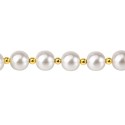 Жемчужный ошейник с поводком и наручниками LOCKINK Pearl Bondage & Restraint Set
