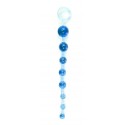 Анальные бусы Jelly Anal Beads Blue, 30 см
