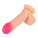 Силиконовый фаллоимитатор на присоске Brazzer, 18.5 см х 4 см