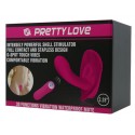 Вибробабочка с стимулятором клитора PRETTY LOVE - Powerful Shell Stimulator