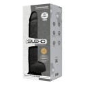 Фаллоимитатор SilexD Kingston Black (MODEL 15in), двухслойный, силикон+Silexpan, диаметр 7 см, длина 38 см