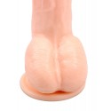 Реалистичный вибратор на присоске GHISA JEFF STRYKER 8.9" Vibrating Dildo - Flesh