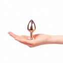 Металлическая анальная пробка с украшением в виде кристалла Dorcel - Diamond Plug M