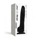 Реалістичний фалоімітатор Strap-On-Me SOFT REALISTIC DILDO Black - Size L