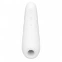 Вакуумний кліторальний стимулятор Satisfyer Curvy 1+ White з керуванням через інтернет