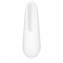 Вакуумний кліторальний стимулятор Satisfyer Curvy 1+ White з керуванням через інтернет