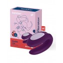 Вібромасажер для пар Double Joy Partner Vibrator Violet