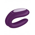 Вібромасажер для пар Double Joy Partner Vibrator Violet