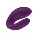 Вібромасажер для пар Double Joy Partner Vibrator Violet