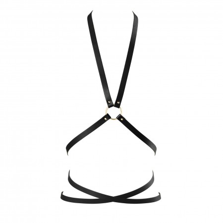 Портупея з екошкіри Bijoux Indiscrets Maze – Multi-Way Body Harness Black