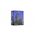 Смарт-вибромассажер простаты We-Vibe Vector+ CHARCOAL BLACK, пульт ДУ, регулируемый угол наклона