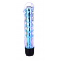 Вагинальный вибратор XESE Cristal Blue, длина 17,5 см, диаметр 3,5 см