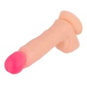 Силиконовый фаллоимитатор на присоске Brazzer, 19 см х 4.1 см
