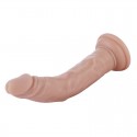 Реалістичний фалоімітатор для секс-машин Hismith 18см Flexible Silicone Dildo, система KlicLok