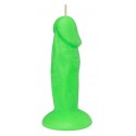 Свеча LOVE FLAME - Little Guy Green Fluor