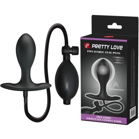 Анальний стимулятор, що розширюється Pretty Love Inflable Anal Plug