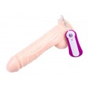 Реалистичный вибратор на присоске GHISA Alexander Lee 10'' Vibrating Dildo - Flesh