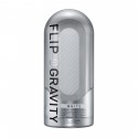Мастурбатор Tenga Flip Zero Gravity White, змінна інтенсивність стимуляції, розкладний