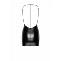 Сукня Noir Handmade F307 Mirage wetlook mini dress with jewelry rhinestone chain - M