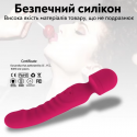 Вибратор-массажер Heatrix с подогревом, 7 скоростей, двухсторонняя вибрация, розовый, 23 см
