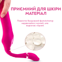 Вибратор Kaelynn с подогревом и вращающейся головкой, 10 режимов, розовый, 19 см