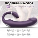 Вибратор Kaelynn с подогревом и вращающейся головкой, 10 режимов, фиолетовый, 19 см